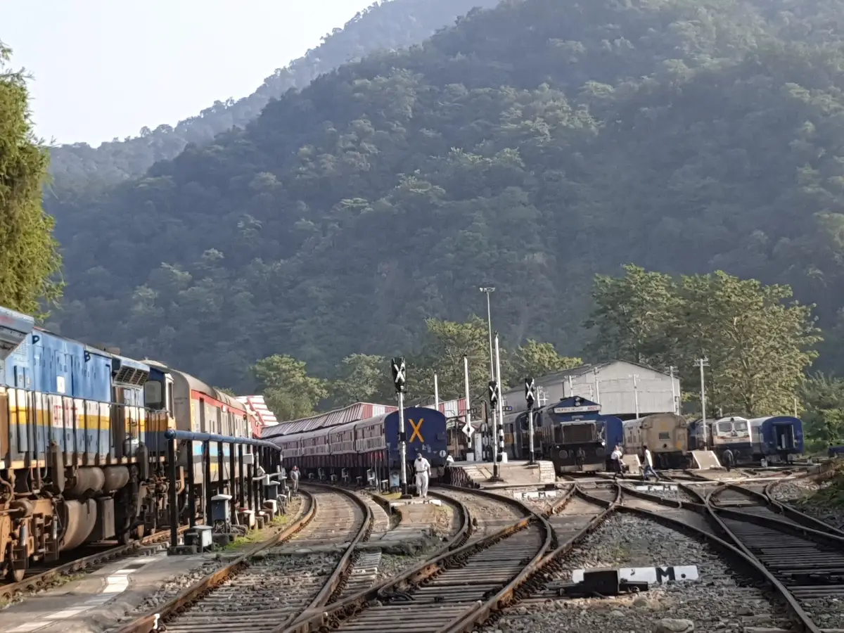 Nearest railway station to Bhimtal