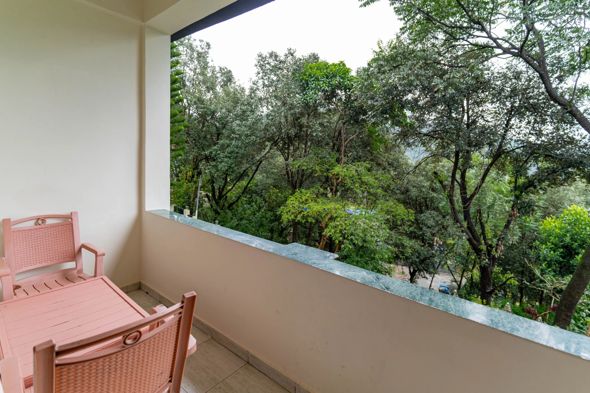 Balcony with valley view